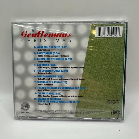A Gentleman's Christmas CD Album Various Artist Sony Music - Picture 2 of 2